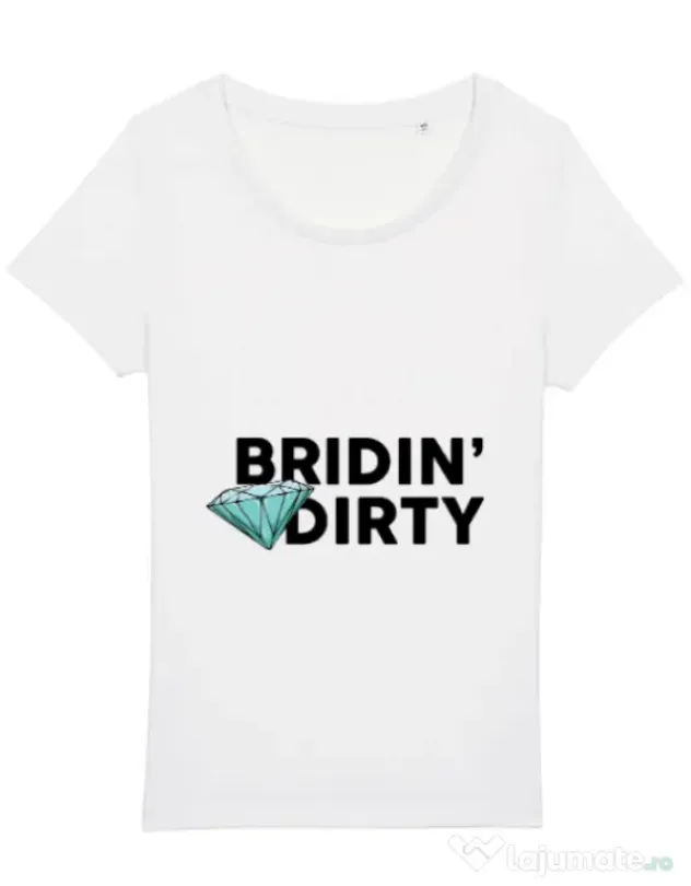 Tricou Mireasa STANLEY STELLA Bridin dirty Alb