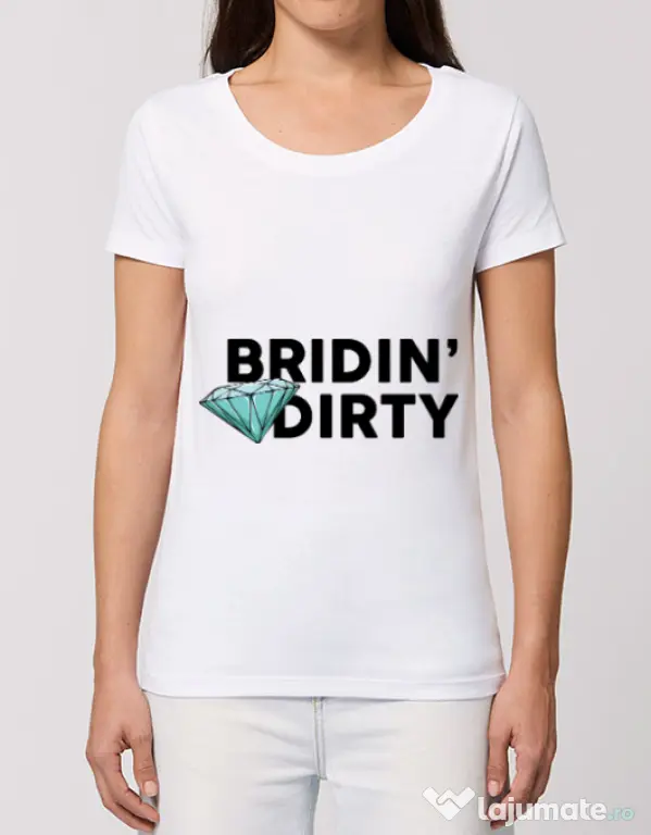 Tricou Mireasa STANLEY STELLA Bridin dirty Alb