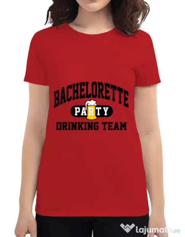 Tricou Petrecerea burlacitelor ADLER Bachelorette party Rosu
