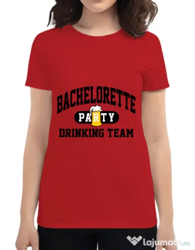 Tricou Petrecerea burlacitelor ADLER Bachelorette party Rosu