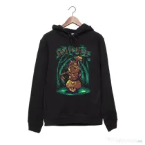 Hanorac personalizat negru unisex Armed and ready