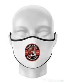 Masca personalizata reutilizabila Boxing Academy Alb