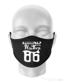 Masca personalizata reutilizabila Brooklyn Negru
