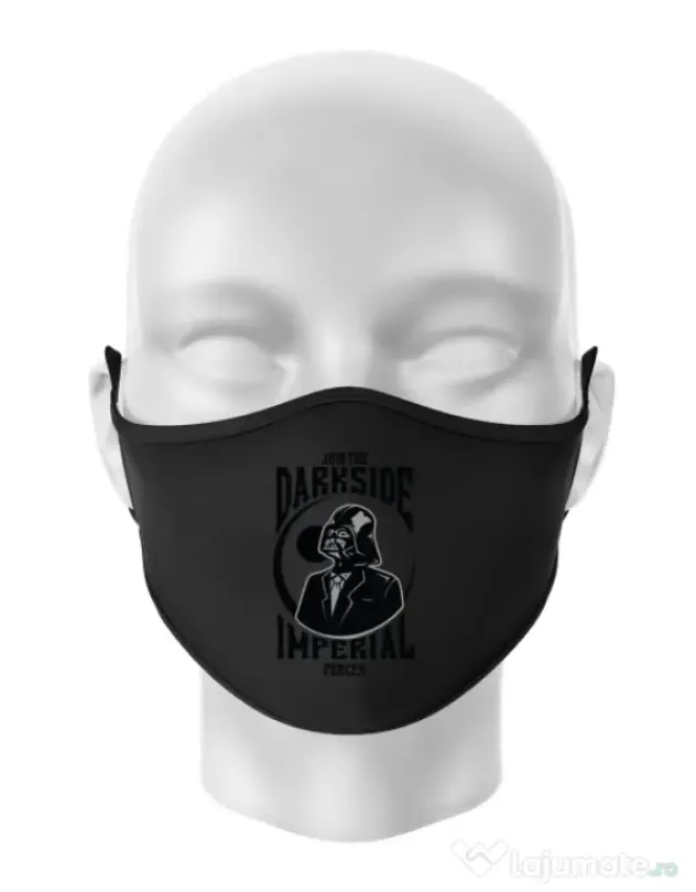 Masca personalizata reutilizabila Darkside Negru