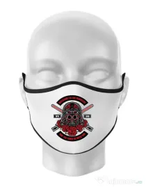 Masca personalizata reutilizabila Darth Vader Sugar Skull Alb