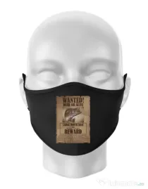 Masca personalizata reutilizabila Dead or alive Negru