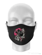 Masca personalizata reutilizabila Father attack Negru