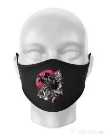 Masca personalizata reutilizabila Father attack Negru