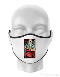 Masca personalizata reutilizabila Immortal Alb