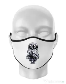 Masca personalizata reutilizabila Minion trooper Alb