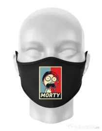 Masca personalizata reutilizabila Morty Negru