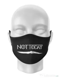 Masca personalizata reutilizabila Not today Negru