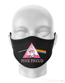 Masca personalizata reutilizabila Pink Freud Negru