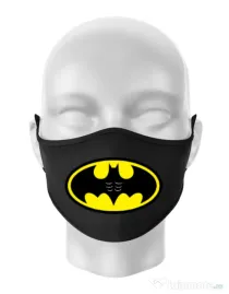 Masca personalizata reutilizabila Six pack Batman Negru