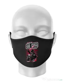 Masca personalizata reutilizabila Star rider Negru