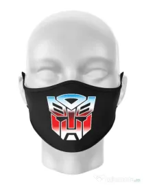 Masca personalizata reutilizabila Transformers Negru