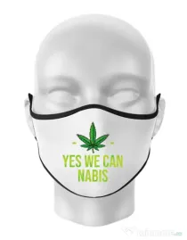 Masca personalizata reutilizabila We can Alb