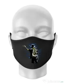 Masca personalizata reutilizabila Zombie pop Negru