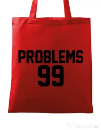 Sacosa din panza 99 Problems Rosu