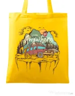 Sacosa din panza Adventure Galben