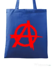 Sacosa din panza Anarchy Albastru regal