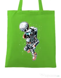 Sacosa din panza Astronaut Verde mar