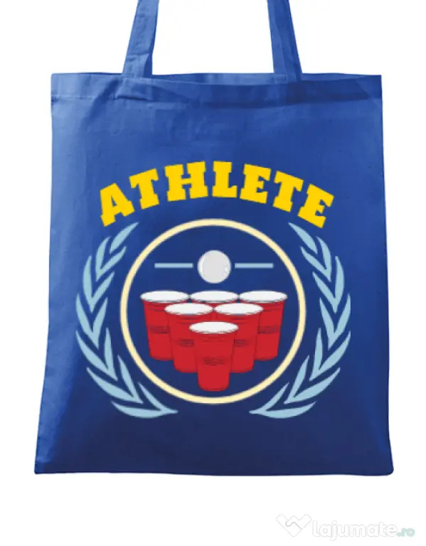 Sacosa din panza Athlete Albastru regal