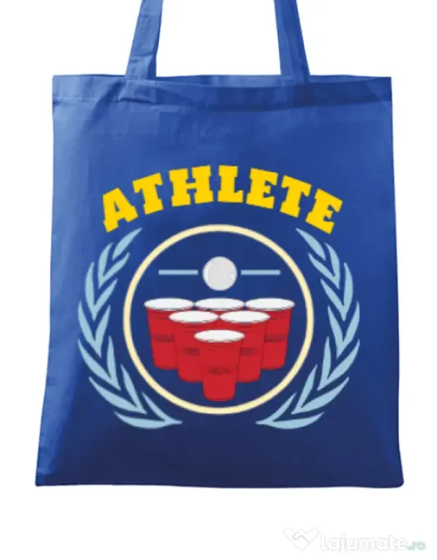Sacosa din panza Athlete Albastru regal