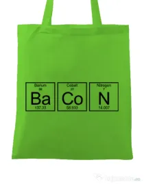Sacosa din panza Bacon formula Verde mar