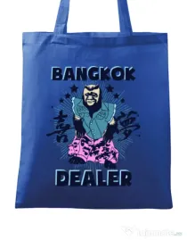 Sacosa din panza Bangkok dealer Albastru regal