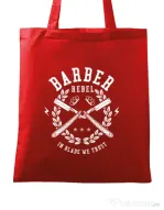 Sacosa din panza Barber Rebel Rosu