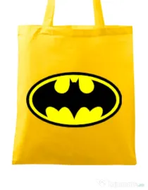 Sacosa din panza Batman Galben