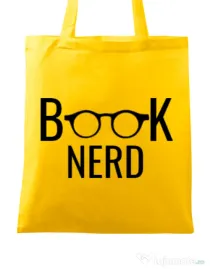 Sacosa din panza Book nerd Galben