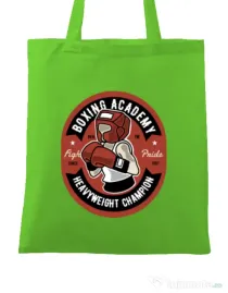 Sacosa din panza Boxing Academy Verde mar