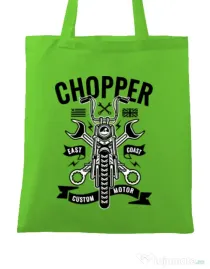 Sacosa din panza Chopper Verde mar