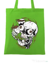 Sacosa din panza Coffee Addict Verde mar