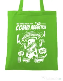 Sacosa din panza Combi Abduction Verde mar