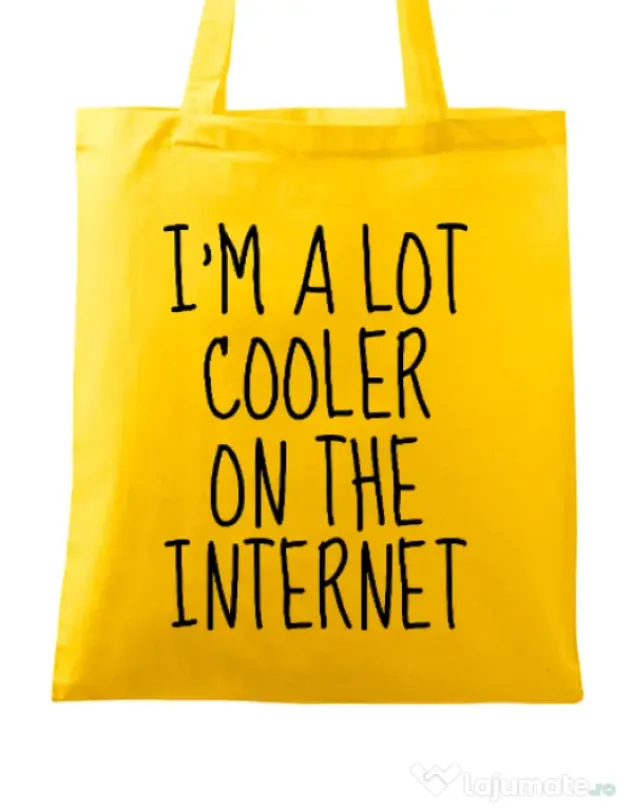 Sacosa din panza Cooler on the internet Galben