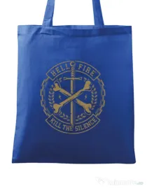Sacosa din panza Cross Bones Albastru regal
