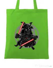 Sacosa din panza Darkside Samurai Verde mar