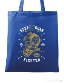 Sacosa din panza Deep Seas Fighter Albastru regal