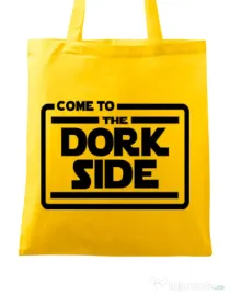 Sacosa din panza Dork side Galben