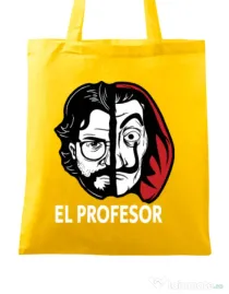 Sacosa din panza El profesor Galben