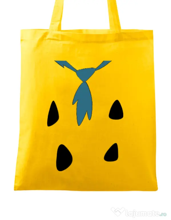 Sacosa din panza Flinstone costume Galben