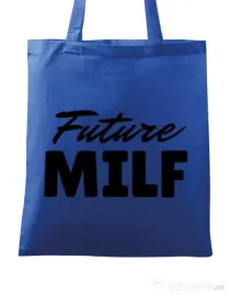 Sacosa din panza Future Milf Albastru regal
