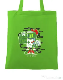 Sacosa din panza Game Kid Verde mar