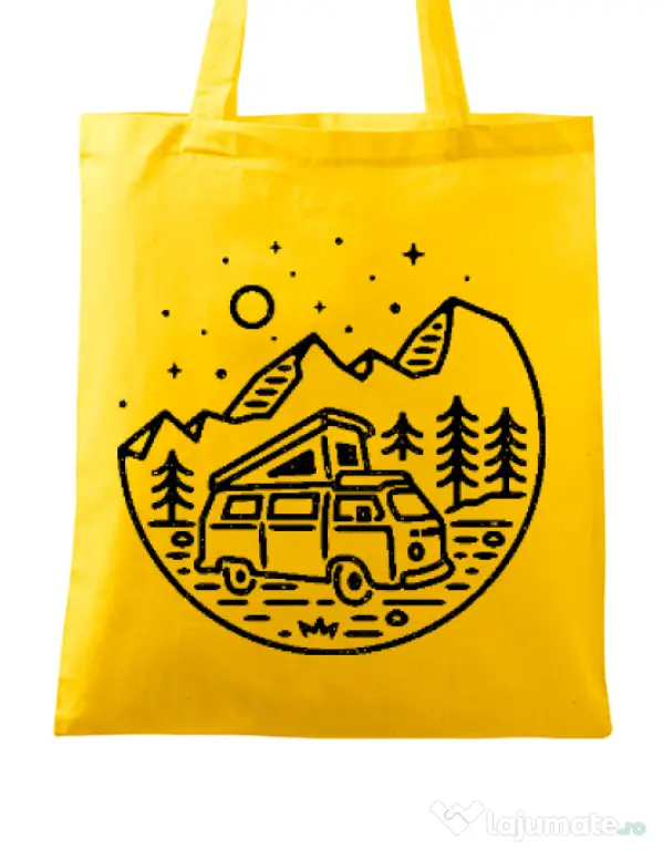Sacosa din panza Go Outdoor Galben
