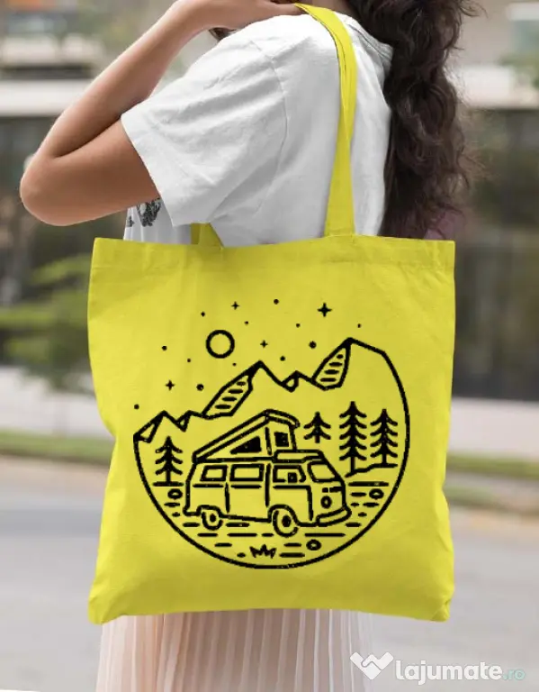 Sacosa din panza Go Outdoor Galben