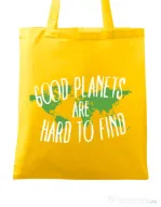 Sacosa din panza Good planets Galben