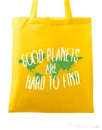 Sacosa din panza Good planets Galben